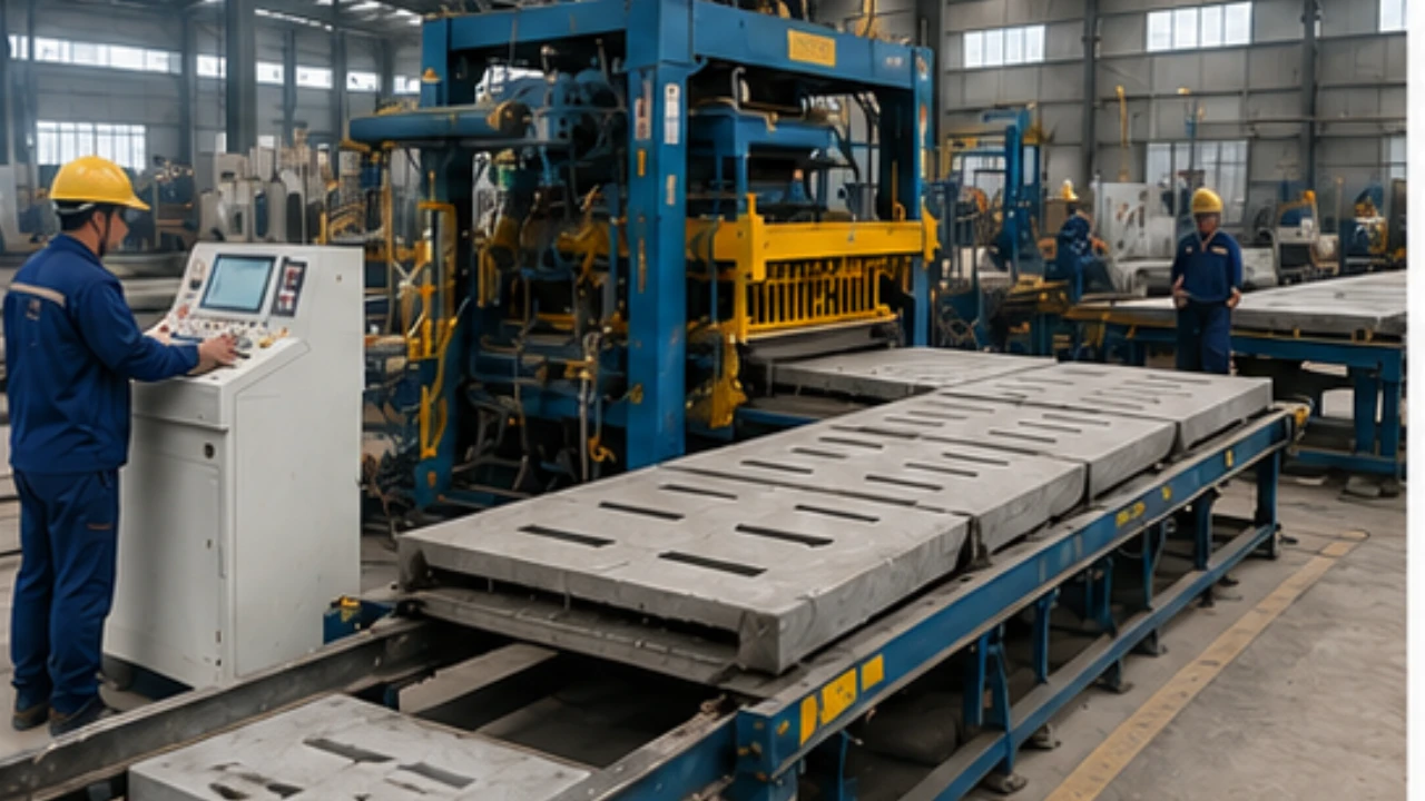 Quy trình sản xuất tấm đan bê tông đúc sẵn hiện đại đảm bảo chất lượng đồng đều theo tiêu chuẩn. Quy trình sản xuất tấm đan bê tông đúc sẵn hiện đại đảm bảo chất lượng đồng đều theo tiêu chuẩn.