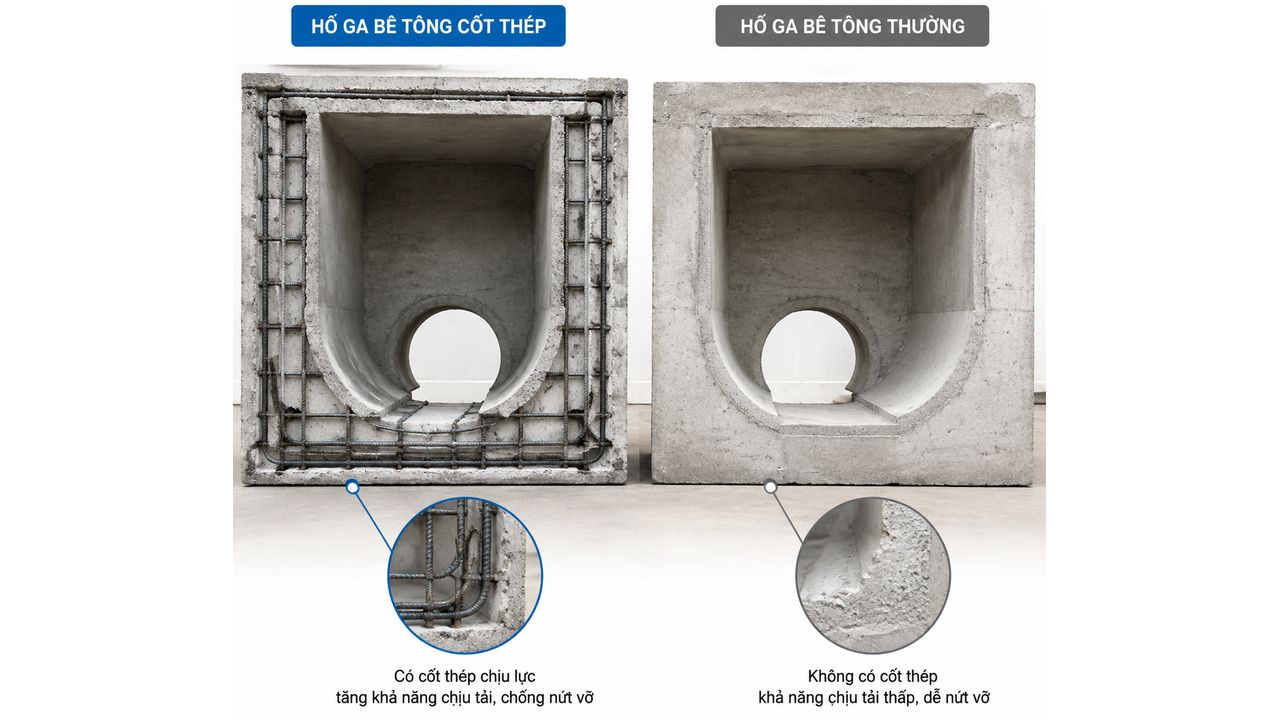 Hố Ga Bê Tông Cốt Thép