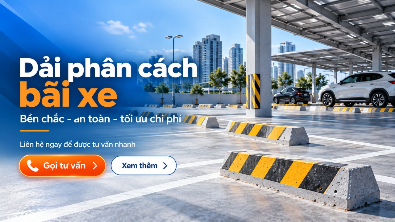 Dải Phân Cách Bãi Xe