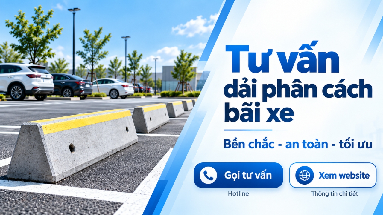 Dải Phân Cách Bãi Xe